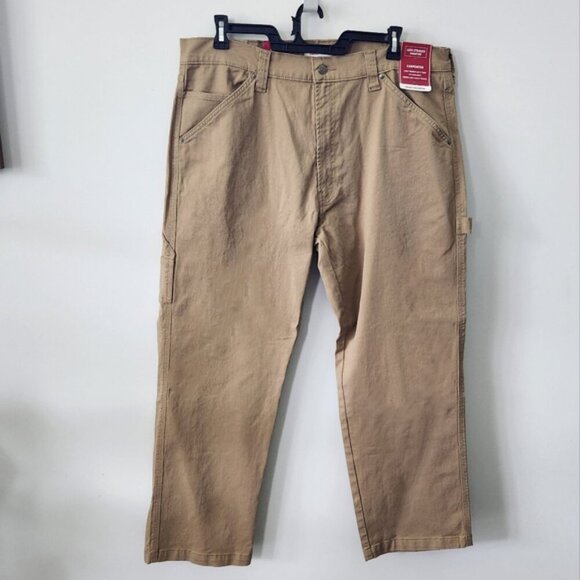 Levi Strauss Signature Men’s Carpenter Pants – Size 40x32 – Boot Cut hammer NWT - Picture 1 of 16